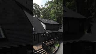 Moire Black Shingle Feature - CertainTeed #shingles #roofing #construction