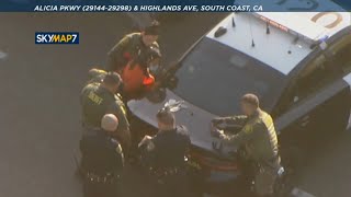 Speeding suspect taken into custody after leading authorities on pursuit in Southern California