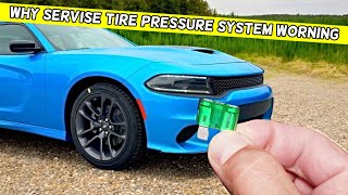 Why Service Tire Pressure System Warning Message On Dodge Charger