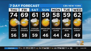 New York Weather: CBS2 10/20 Evening Forecast at 6PM