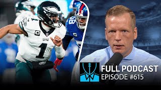 NFC Burning Questions; 'I know his grip' | Chris Simms Unbuttoned (FULL Ep 615) | NFL on NBC