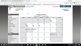 Perry Infinite Campus web tutorial