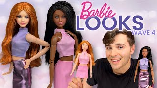 Barbie Looks WAVE 4! Unboxing \u0026 Review + Do the Clothes Fit Other MadeToMove Dolls Bodies? #20 \u0026 #21