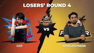 GO1 vs ApologyMan - Losers' Round 4 - DBFZ Summit of Power