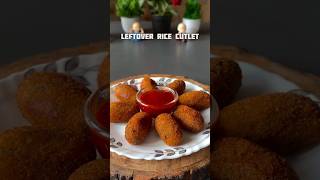 LEFTOVER RICE CUTLET RECIPE  #viral#streetfood