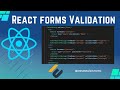 Validate Forms in React JS with Functional Components (Part 1)