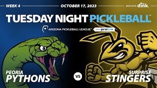 AZ PBL: Peoria Pythons vs Surprise Stingers (Tue Oct 17, Season 2, Week 4)