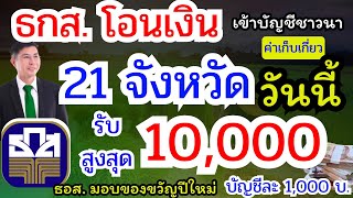 โอนต่อรอบ 2 รอบสูงสุด 10,000 บาทต่อครัวเรือน ธอส. มอบของขวัญปีใหม่บัญชีละ 1,000 บาท