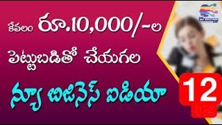 New Small Business ideas with Just Rs.10000/- investment in Telugu - 12