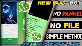 New WhatsApp Crash Bug Bot | New Method | No Need Pannel | No Need File | New Bug Bot | New Crash