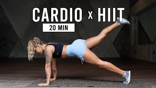 20 MIN FULL BODY CARDIO HIIT Workout (No Equipment, No Repeat, Home Workout)