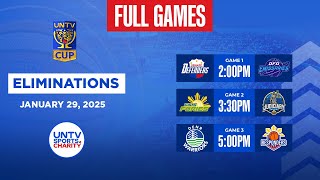 LIVE FULL GAMES: UNTV Cup Season 11 Eliminations at Paco Arena, Manila | January 29, 2025