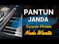 PANTUN JANDA  II Karaoke  Nada wanita   #karaoketerbau #laguterbaru