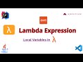 Local Variables In Lambda Expression | Lambda Expression Tutorial | جافا | Java Features #010