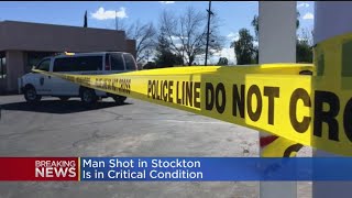 Police Investigating Shooting At Stockton Gas Station