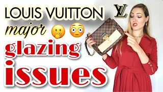 Louis Vuitton 4 year bag wear \u0026 tear on the LV Vavin PM - Major glazing issues?!