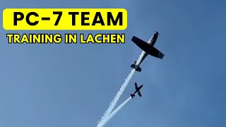 3 PC 7 Team Die Könige des Himmels – Spektakuläre Flugshow über Lachen