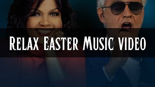 Relax Easter Music Special | Bunnies 🐰🌈 Easter Ambience, Easter Music Fireplace Sounds, Rainbow 2023