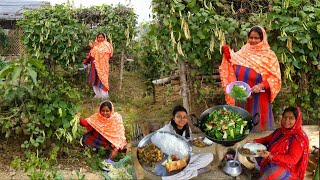 पूरे परिवार के लिए बनाएंगे देसी मिक्स सब्जी खेतों से लाएंगे ताजी हरी सब्जियां MIX VEG