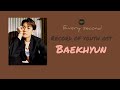 BAEKHYUN(백현) - Every second(나의 시간은) - Record of Youth 청춘기록 OST - Han/Rom/Eng Lyrics