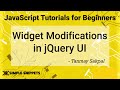 55 - More Widgets & Customizations in jQuery UI | jQuery Tutorials for Beginners | jQuery UI Library