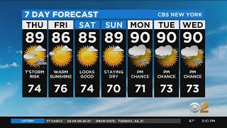 New York Weather: CBS2 7/22 Evening Forecast at 5PM