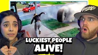 The Luckiest People Caught on Camera | KAREN ALMOST TAPPED OUT 😂 | Reaction