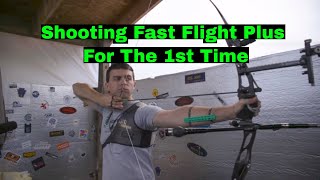 My First Experience Shooting Brownell Fast Flight Plus & Comparing It To BCY 8125 String Material