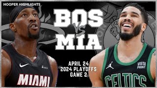 Boston Celtics vs Miami Heat  Game 2 Highlights | Apr 24 | 2024 NBA Playoffs