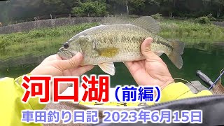 車田釣り日記2023/6/15 河口湖フライでバス釣り（前編）