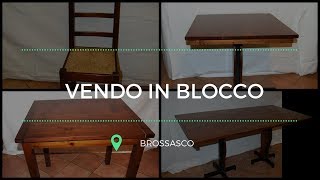 Vendo in Blocco - Tavoli e Sedie