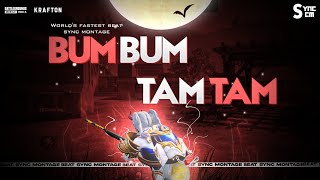 ||Bum Bum Tam Tam 😈||PUBG Best Ever Beat Sync Montage||Insane montage||@Sajid Gaming
