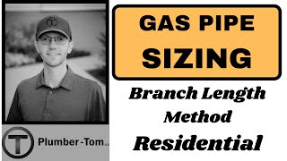 Gas Pipe Sizing Lesson 3 - Branch Length Method - Residential Plan