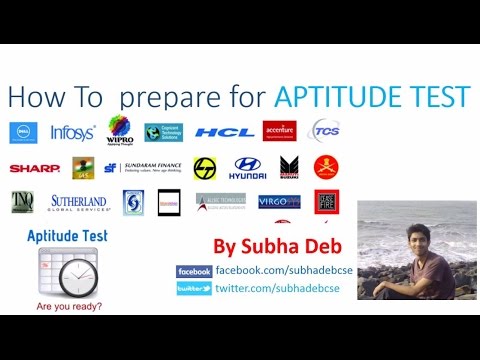 HOW TO PREPARE FOR CAMPUS PLACEMENT APTITUDE TEST - YouTube