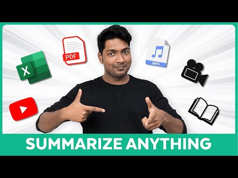 How to summarize everything in seconds using AI!