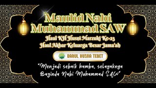 LIVE STREAMING MAULID NABI MUHAMMAD SAW MT DAARUL HUSNA (07122024)