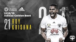 Roy Krishna wins the 2018/19 Golden Boot Award