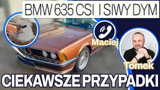 Siwy dym - BMW E24 635CSi 3.5 Benzyna 218 KM 1979 rok 170000 km 56000 zł