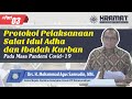 Protokol Pelaksanaan Salat Idul Adha dan Ibadah Kurban Pada Masa Pandemi Covid-19