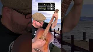 The Dock of the Bay by Otis Redding Guitar Tutorial! #shorts #guitar #guitarra #music #musica