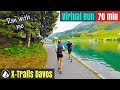 Klosters - Davos 🇨🇭 Switzerland Wonderland | Treadmill Running | Virtual Run #93