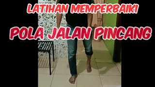 Latihan Memperbaiki Pola Jalan Pincang #terapistroke #latihanberjalan