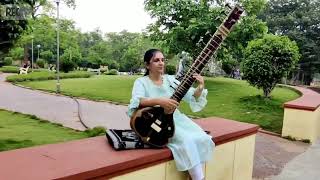 Subah se lekar shaam tak | Sitar Cover | Monika Paurana