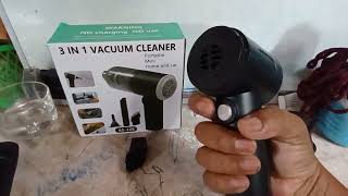 เครื่องดูดฝุ่นไร้สายมินิ 3in1 vacuum cleaner as-228 ใช้ได้ทั้งในบ้านและรถยนต์