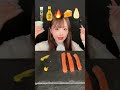 色んな味のサーモン食べ比べ🍣‪🧡‬‪ asmr サーモン salmon