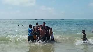 🌊🏖️PART-5💙✨...😍🕺🫂பாய்ஸ் ஜாலியாக கடலில் விளையாடிய வீடியோ❤️‍🔥💥