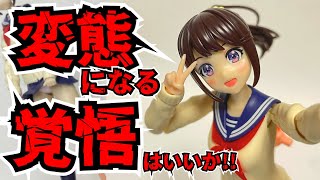 クオリティ高すぎ!!ww JKの美少女プラモ買ってきた【創彩少女庭園 結城まどか 冬服ver】