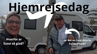 Hjemrejsedag, Ferien er slut i autocamperen og Sussi skal hjem igen