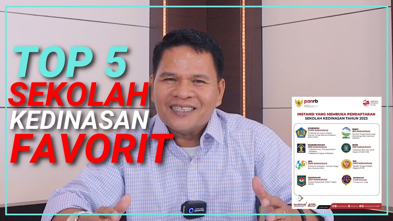 TOP 5 SEKOLAH KEDINASAN FAVORIT | KULIAH GRATIS LANGSUNG DAPAT KERJA ...