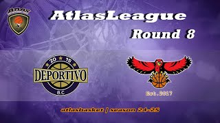 Atlasbasket - AtlasLeague_Round 8 - DEPORTIVO FALIRO vs KAVLANTA HAWKS